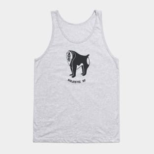 Mandrill monkey. Funny majestic dude indark ink Tank Top